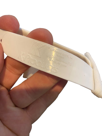 Vintage K Products Adrians Resort Minnesota Embroidered white blue snapback hat