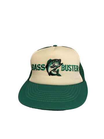 Vintage Bass Buster embroidered Snapback Trucker Baseball Hat