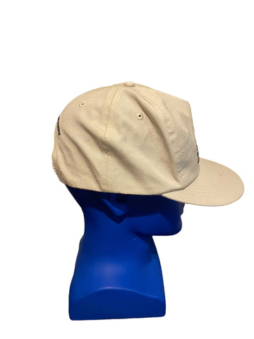 deus ex machina script and bird logo embroidered snapback hat