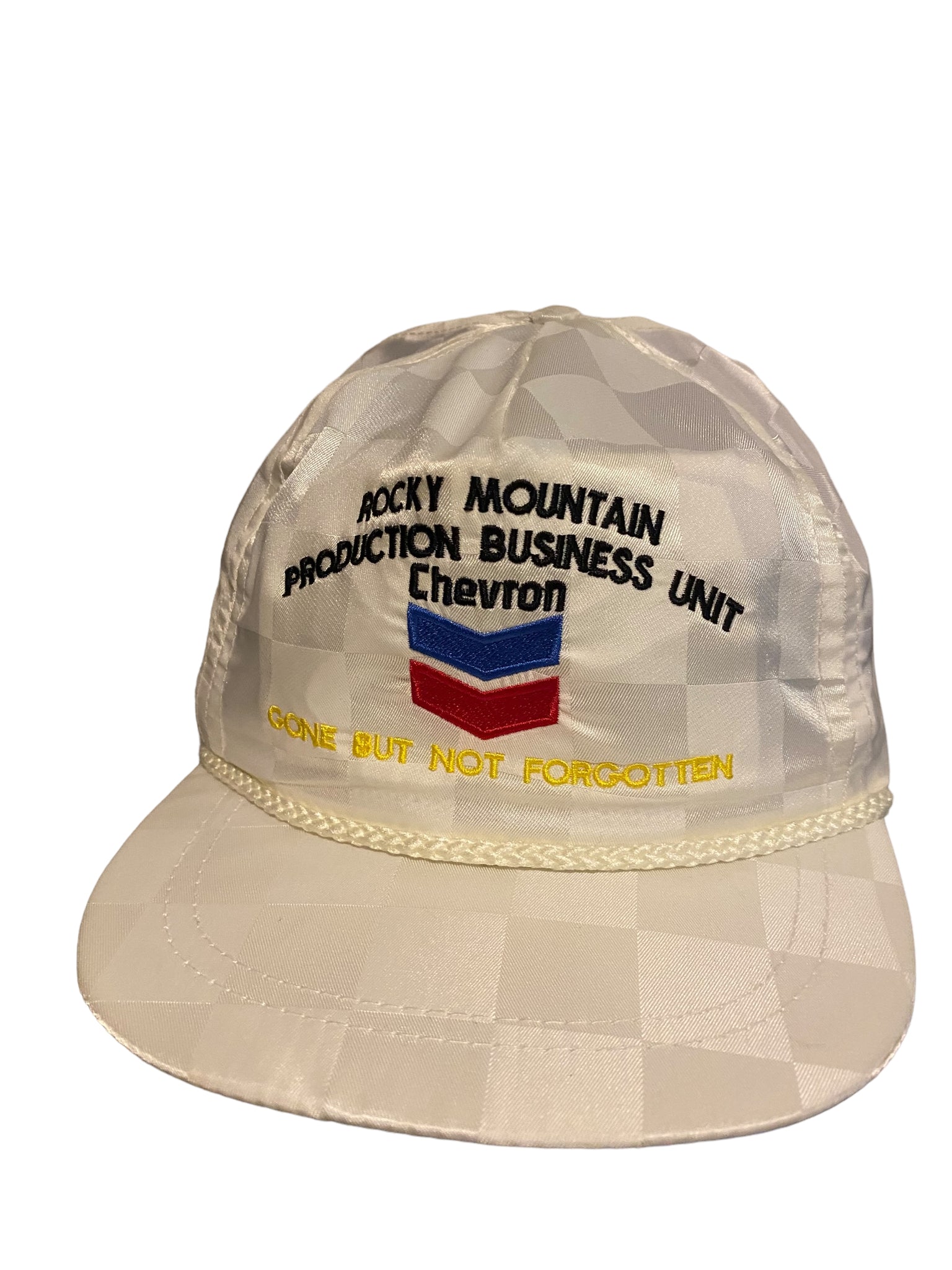 Vintage Rockey Mountain Production Business Unit Chevron Adjustable Strap Hat