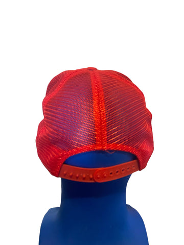 Vintage enjoy coca cola racing puff print logo trucker hat snapback